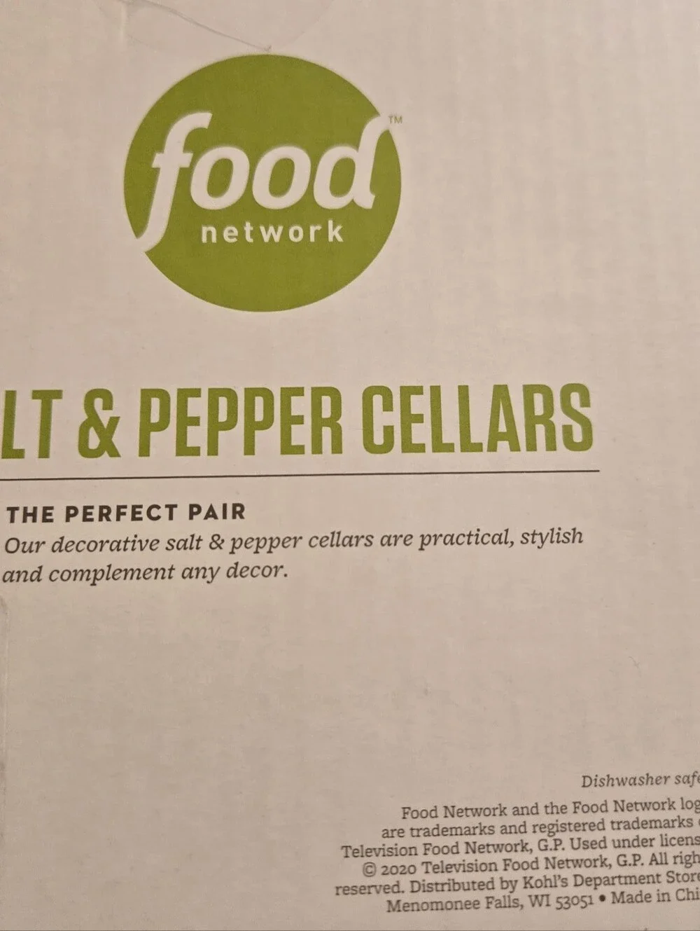 Food Network Salt And Pepper Cellars